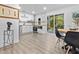 This updated kitchen is styled with white cabinets, wood countertops, and stainless steel appliances at 3435 Hobson Dr, Johns Island, SC 29455