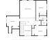 Second floor plan highlighting the bedroom and bathroom locations at 3513 Flowering Oak Way, Mount Pleasant, SC 29466