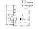 First floor plan showcasing the layout of the bedrooms, kitchen, dining, and living room spaces at 3513 Flowering Oak Way, Mount Pleasant, SC 29466