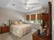 Cozy bedroom featuring a tray ceiling, natural light, and warm, neutral tones at 3574 Toomer Kiln Cir, Mount Pleasant, SC 29466