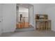 Upstairs bonus room features a desk, hardwood floors, and stairway at 3574 Toomer Kiln Cir, Mount Pleasant, SC 29466