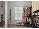 Walk-in closet with clothing racks and natural light, offering ample storage and organization at 3574 Toomer Kiln Cir, Mount Pleasant, SC 29466