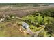 Aerial view showcasing the home's location amidst natural beauty and waterfront views at 3810 Marshfield Rd, Johns Island, SC 29455
