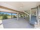 Spacious garage or recreation area beneath home at 3810 Marshfield Rd, Johns Island, SC 29455