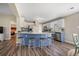 Spacious kitchen with a central island, ample counter space, and modern appliances, perfect for cooking and gathering at 3810 Marshfield Rd, Johns Island, SC 29455