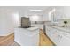 Modern kitchen with stainless steel appliances and granite countertops at 400 Black Oak Rd, Bonneau, SC 29431