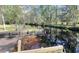 Scenic view of creek running through the backyard, surrounded by mature trees and lush greenery at 4589 Prices Bridge Ln, Walterboro, SC 29488
