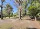 Spacious yard featuring mature trees, offering privacy and a peek at the charming cottage at 4589 Prices Bridge Ln, Walterboro, SC 29488