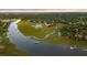 Scenic aerial view of waterfront property with private docks, marshland, and serene waterways at 510 Traders Aly, Mount Pleasant, SC 29464
