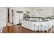 Spacious kitchen featuring an island, stainless steel appliances, and sleek white cabinetry at 510 Traders Aly, Mount Pleasant, SC 29464