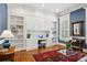 Charming home office with custom built-ins and natural light at 510 Traders Aly, Mount Pleasant, SC 29464
