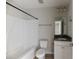 Bathroom featuring a granite countertop, tub, and a toilet at 540 Truman Dr, Goose Creek, SC 29445