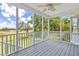 Enjoy the view from this back porch overlooking the lush greenery and waterway at 633 Stono Edge Dr, Charleston, SC 29412