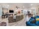 Bright living room featuring an open floor plan and comfortable seating at 8327 Childs Cove Cir, North Charleston, SC 29418