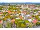 An aerial view showcases the City Marina, Hospital District, and 88 Smith Street with the surrounding neighborhood at 88 Smith St, Charleston, SC 29401