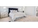 This bedroom features neutral carpet and decor, with a bathroom entrance visible to the right at 114 Battle Boat Blvd, Summerville, SC 29485