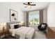 Serene bedroom with natural light, neutral tones, stylish furnishings, and comfortable ambiance at 123 Leeward Lndg, Summerville, SC 29486
