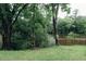 Lush backyard with mature trees and a serene pond view creating a peaceful outdoor retreat at 124 Brush Blvd, Goose Creek, SC 29445