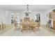 Charming dining room features wood floors and a dining table at 138 Brant Acres Ln, Bonneau, SC 29431