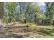 Idyllic pond with a small bridge, surrounded by trees and lush greenery at 138 Brant Acres Ln, Bonneau, SC 29431