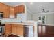 A well-equipped kitchen featuring stainless steel appliances and wood cabinets at 1604 Basildon Rd, Mount Pleasant, SC 29466