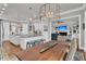 Bright kitchen with a center island, stainless steel appliances, and adjacent living space at 1636 Rivertowne Country Club Dr, Mount Pleasant, SC 29466