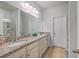 Bathroom featuring double vanity with granite countertop at 1666 Bridwell Ln, Mount Pleasant, SC 29466