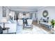Bright and airy living room with stylish decor, a comfortable seating area, and a view into the kitchen at 1751 Cultivation Lane Dr # 498, Mount Pleasant, SC 29466