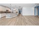Open-concept kitchen with modern appliances and a center island with counter seating at 202 Buttercup Ln, Summerville, SC 29486