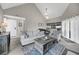Open-concept living area featuring stylish decor, a comfortable sofa, and ample seating at 202 Mariners Cay Dr, Folly Beach, SC 29439