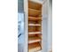 Spacious pantry closet with pull-out drawers and convenient bathroom location at 31 Lyttleton Ave, Charleston, SC 29407