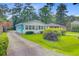Attractive home featuring a green lawn, a welcoming porch, and colorful accent siding at 316 Simmons Ave, Summerville, SC 29483