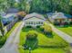 Aerial view of a well-maintained home featuring a lush front yard and a classic design at 316 Simmons Ave, Summerville, SC 29483