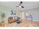 Spacious living room featuring hardwood floors and a comfortable seating arrangement at 316 Simmons Ave, Summerville, SC 29483