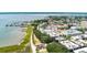 Scenic aerial view of 32 Prioleau close to a lovely waterfront walkway and green spaces at 32 Prioleau St # J, Charleston, SC 29401