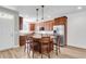 Spacious kitchen with a large island and stainless steel appliances, perfect for Gathering gatherings at 350 Cypress Walk Way, Wando, SC 29492