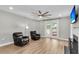 Cozy living room with comfortable seating and an inviting ambiance at 350 Cypress Walk Way, Wando, SC 29492