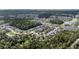 Expansive aerial view of a beautiful, Primary-planned community with lush greenery and scenic waterways at 3537 Crosstrees Ln, Mount Pleasant, SC 29466