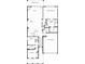 Well designed layout showcasing a Gathering room, kitchen, owner's suite, and two additional bedrooms at 3537 Crosstrees Ln, Mount Pleasant, SC 29466