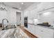 Modern kitchen featuring an island with marble countertops, and stainless steel appliances at 3537 Crosstrees Ln, Mount Pleasant, SC 29466