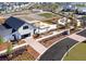 Beautiful home garden area with seating, landscaping, and outdoor amenities for gathering at 444 Parish Farms Dr, Summerville, SC 29486