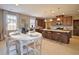 Spacious kitchen with modern appliances and eat-in breakfast bar at 507 Cropfield Dr, Summerville, SC 29485