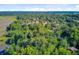 Scenic aerial of wooded area with homesites nestled among mature trees with pond views at 7074 W Constellation Dr, North Charleston, SC 29418