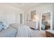 Bright bedroom with a stylish mirror, soft carpet, and a serene ambiance at 786 Maynard Ln, Summerville, SC 29486