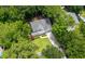 Aerial view of the well-manicured home showcasing the landscaping and mature trees at 8328 Berringer Bluff, North Charleston, SC 29418