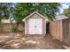 A storage shed with double doors and neutral exterior at 8328 Berringer Bluff, North Charleston, SC 29418