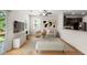 Comfortable living room includes modern furnishings and bright natural light at 9079 Parlor Dr, Ladson, SC 29456