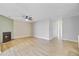 Spacious open floor plan with fireplace, ceiling fan and modern flooring provide comfortable living at 1001 Waterwood Dr, Goose Creek, SC 29445