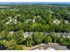 An aerial view shows a community surrounded by lush trees at 1033 Mathis Ferry Rd, Mount Pleasant, SC 29464