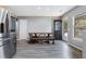 Open dining area featuring stainless steel appliances and a wooden dining table at 106 Maypop Dr, Goose Creek, SC 29445